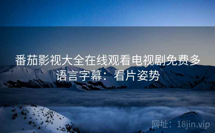 番茄影视大全在线观看电视剧免费多语言字幕：看片姿势
